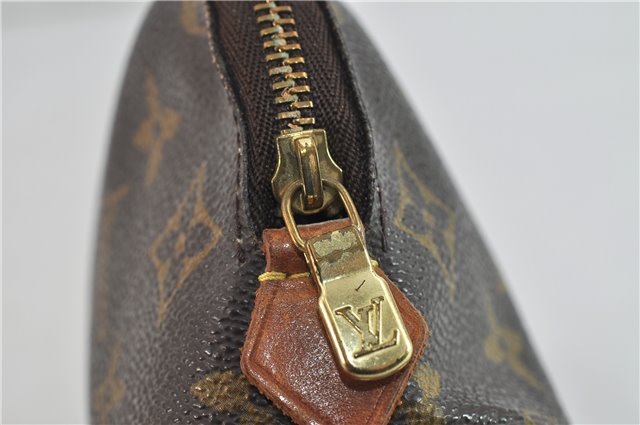 Authentic LOUIS VUITTON Monogram Pochette Cosmetic Pouch M47515 LV Junk 6034C
