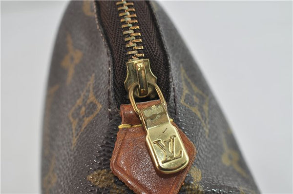 Authentic LOUIS VUITTON Monogram Pochette Cosmetic Pouch M47515 LV Junk 6034C