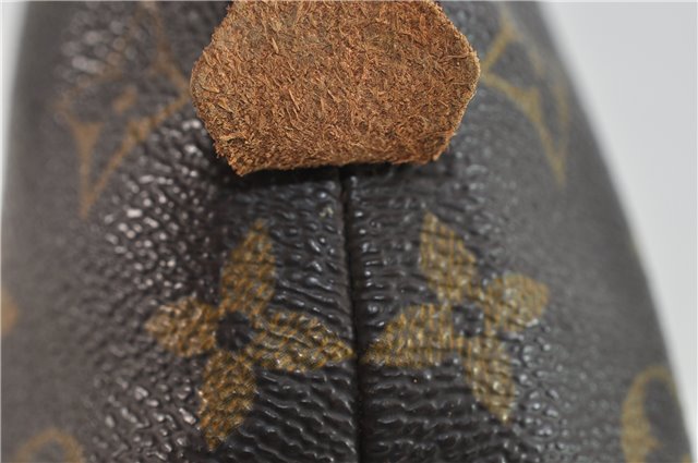 Authentic LOUIS VUITTON Monogram Pochette Cosmetic Pouch M47515 LV Junk 6034C