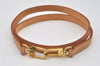 Authentic Louis Vuitton Leather Shoulder Strap Beige 39" LV 6037I