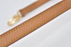 Authentic Louis Vuitton Leather Shoulder Strap Beige 39" LV 6037I