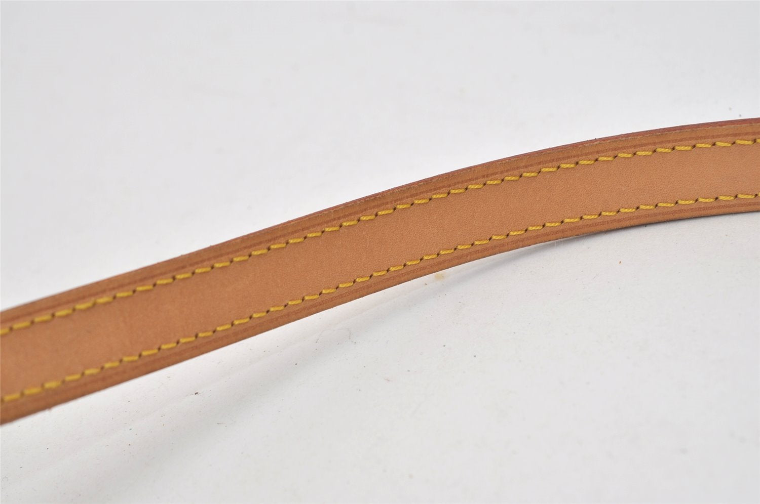 Authentic Louis Vuitton Leather Shoulder Strap Beige 39