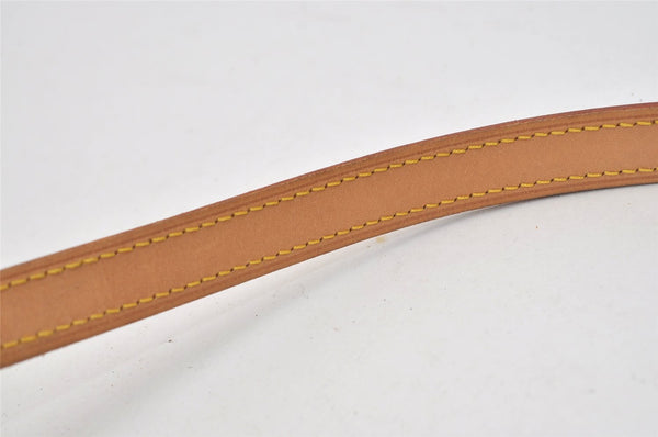 Authentic Louis Vuitton Leather Shoulder Strap Beige 39" LV 6037I