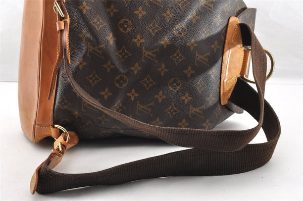 Authentic Louis Vuitton Monogram Montsouris GM Backpack M51135 LV 6038I