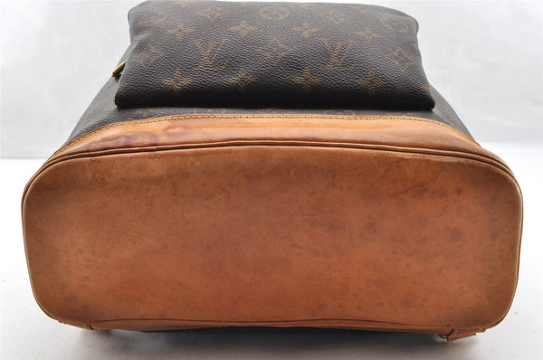Authentic Louis Vuitton Monogram Montsouris GM Backpack M51135 LV 6038I