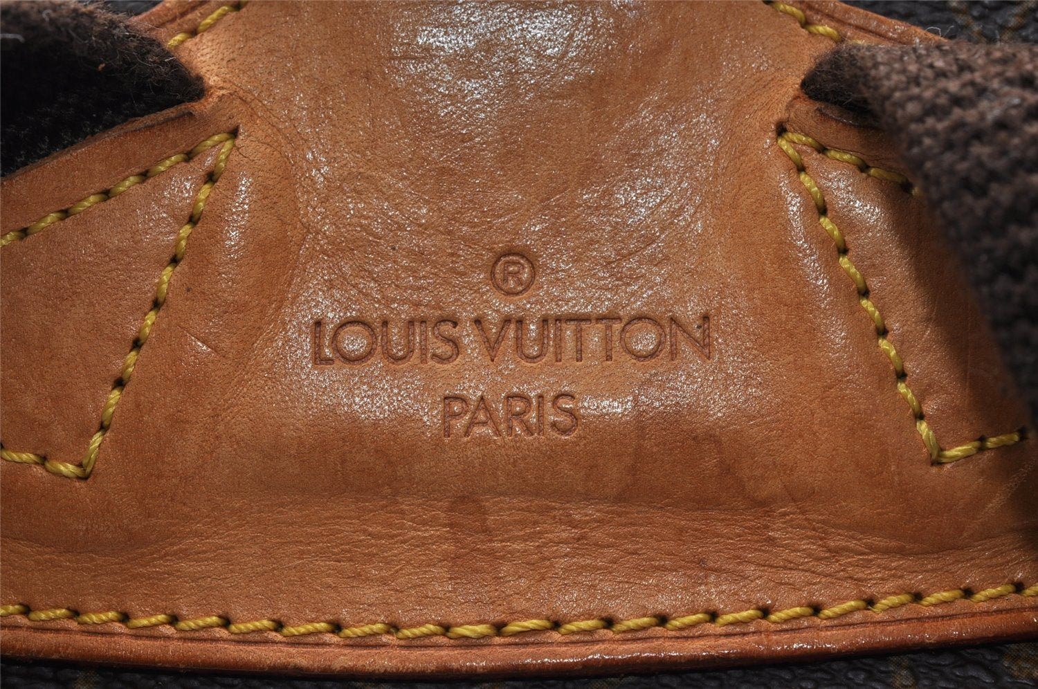 Authentic Louis Vuitton Monogram Montsouris GM Backpack M51135 LV 6038I