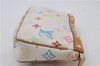 LOUIS VUITTON Monogram Multicolor Pochette Accessoires Pouch M92649 White 6039C