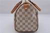 Authentic Louis Vuitton Damier Azur Speedy25 Hand Boston Bag N41534 LV 6040E