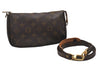 Authentic Louis Vuitton Monogram Pochette Accessoires Shoulder Cross Pouch 6040I