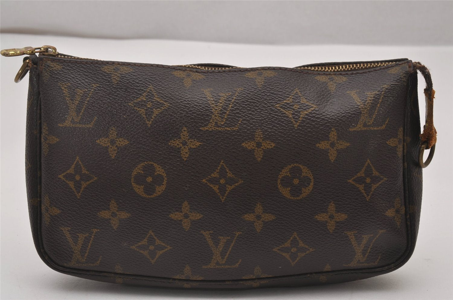 Authentic Louis Vuitton Monogram Pochette Accessoires Shoulder Cross Pouch 6040I