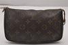 Authentic Louis Vuitton Monogram Pochette Accessoires Shoulder Cross Pouch 6040I