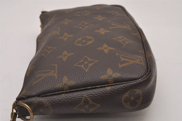 Authentic Louis Vuitton Monogram Pochette Accessoires Shoulder Cross Pouch 6040I