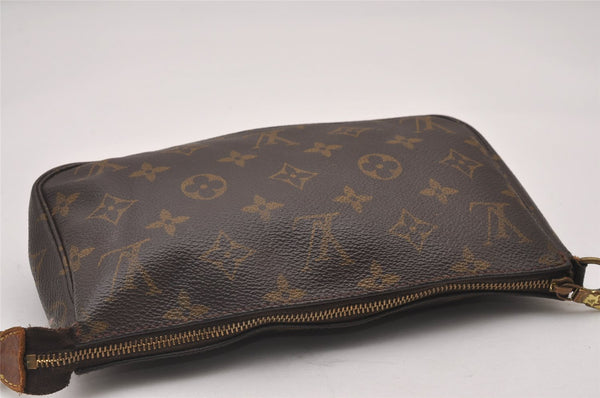 Authentic Louis Vuitton Monogram Pochette Accessoires Shoulder Cross Pouch 6040I