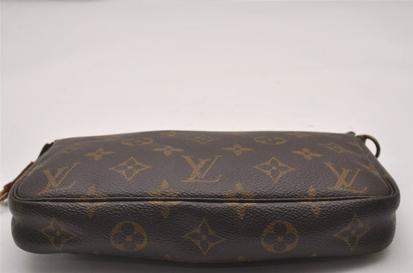 Authentic Louis Vuitton Monogram Pochette Accessoires Shoulder Cross Pouch 6040I