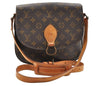 Authentic Louis Vuitton Monogram Saint Cloud GM M51242 Shoulder Cross Bag 6042I