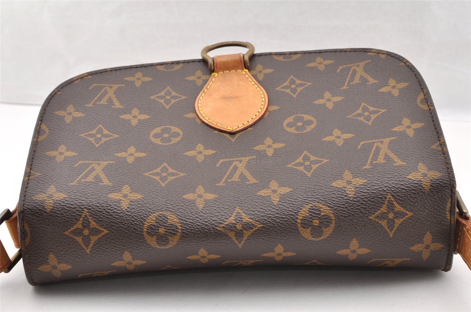 Authentic Louis Vuitton Monogram Saint Cloud GM M51242 Shoulder Cross Bag 6042I