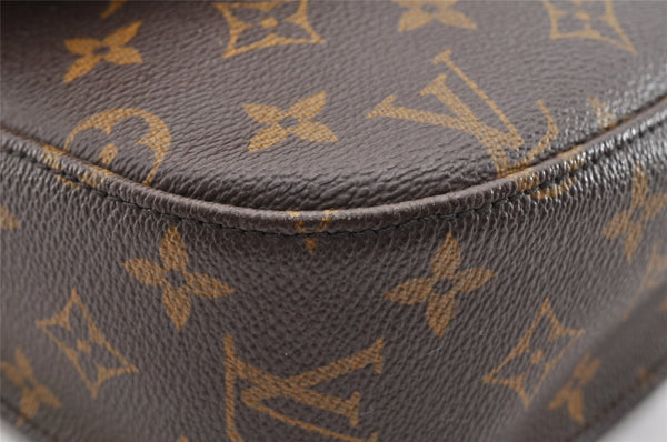 Authentic Louis Vuitton Monogram Saint Cloud GM M51242 Shoulder Cross Bag 6042I