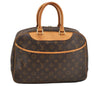 Authentic Louis Vuitton Monogram Deauville Hand Bag M47270 LV 6043I