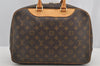 Authentic Louis Vuitton Monogram Deauville Hand Bag M47270 LV 6043I