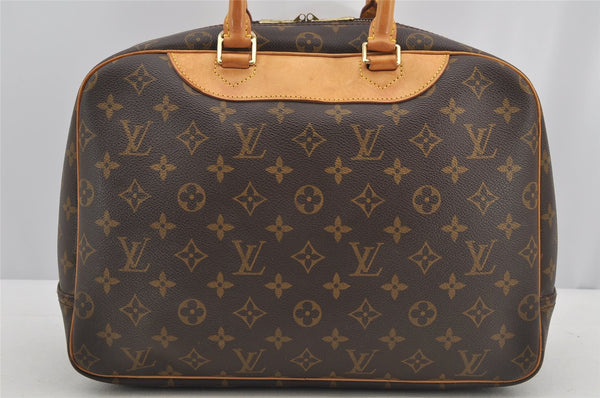 Authentic Louis Vuitton Monogram Deauville Hand Bag M47270 LV 6043I