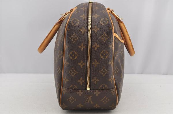Authentic Louis Vuitton Monogram Deauville Hand Bag M47270 LV 6043I