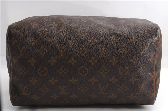 Authentic Louis Vuitton Monogram Speedy 30 Hand Boston Bag M41526 LV 6044E