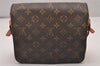 Authentic Louis Vuitton Monogram Cartouchiere MM M51253 Shoulder Cross Bag 6044I