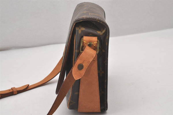 Authentic Louis Vuitton Monogram Cartouchiere MM M51253 Shoulder Cross Bag 6044I