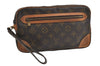 Auth Louis Vuitton Monogram Marly Dragonne GM M51825 Clutch Hand Bag Junk 6045I