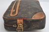 Auth Louis Vuitton Monogram Marly Dragonne GM M51825 Clutch Hand Bag Junk 6045I