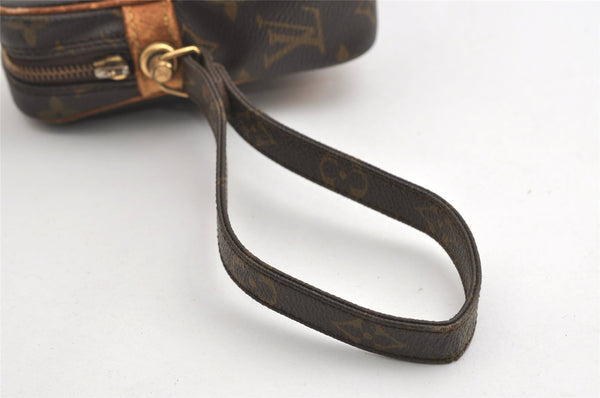 Auth Louis Vuitton Monogram Marly Dragonne GM M51825 Clutch Hand Bag Junk 6045I