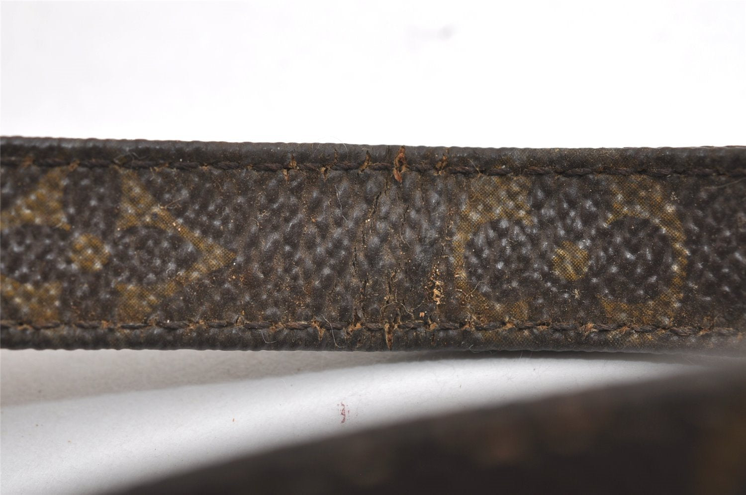 Auth Louis Vuitton Monogram Marly Dragonne GM M51825 Clutch Hand Bag Junk 6045I