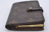 Auth Louis Vuitton Monogram Porte Monnaie Billets Viennois M61663 Wallet 6046D