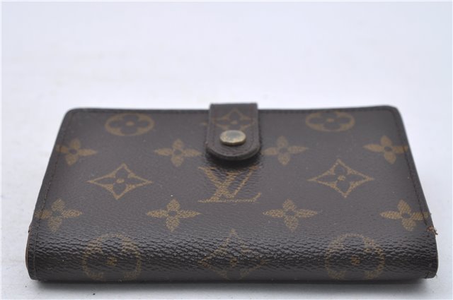 Auth Louis Vuitton Monogram Porte Monnaie Billets Viennois M61663 Wallet 6046D