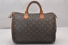 Authentic Louis Vuitton Monogram Speedy 30 Hand Boston Bag M41526 LV 6046I