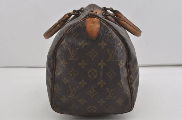 Authentic Louis Vuitton Monogram Speedy 30 Hand Boston Bag M41526 LV 6047I