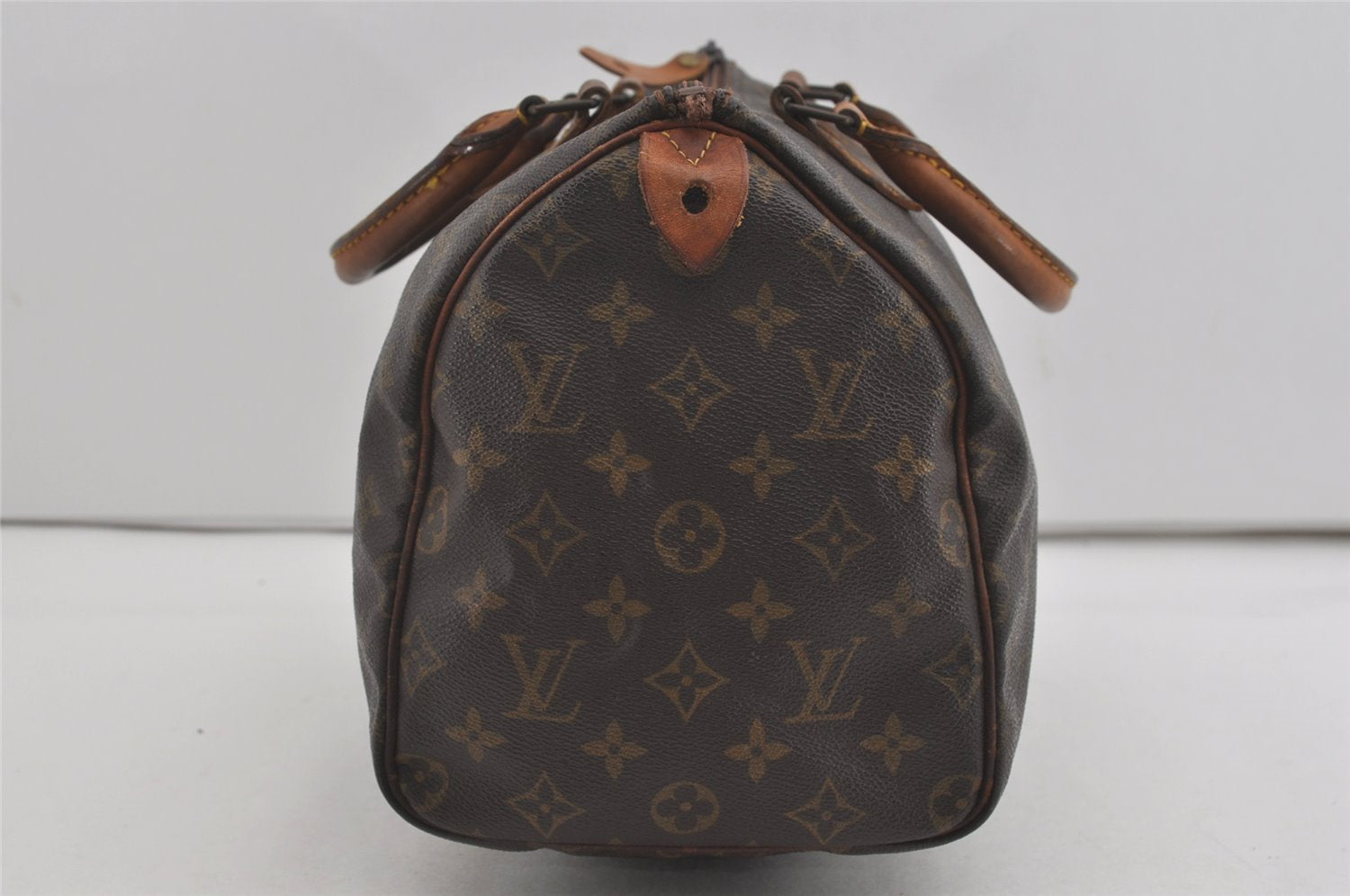 Authentic Louis Vuitton Monogram Speedy 30 Hand Boston Bag M41526 LV 6047I