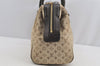 Auth Louis Vuitton Monogram Mini Josephine PM Hand Bag M92215 Khaki Beige 6048I