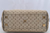 Auth Louis Vuitton Monogram Mini Josephine PM Hand Bag M92215 Khaki Beige 6048I