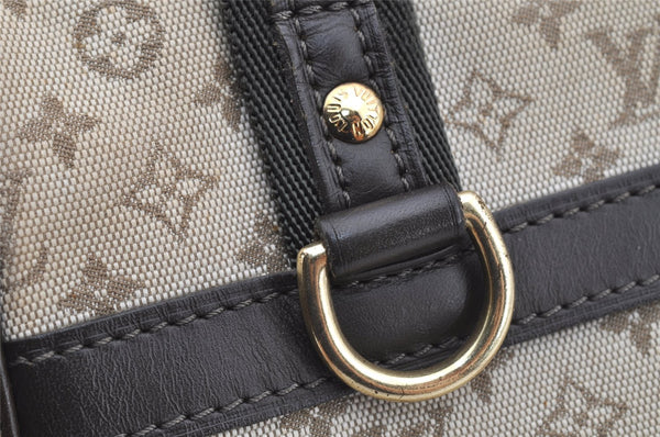 Auth Louis Vuitton Monogram Mini Josephine PM Hand Bag M92215 Khaki Beige 6048I