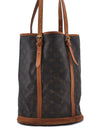 Authentic LOUIS VUITTON Monogram Bucket GM Shoulder Bag M42236 LV 6049C
