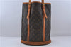 Authentic LOUIS VUITTON Monogram Bucket GM Shoulder Bag M42236 LV 6049C