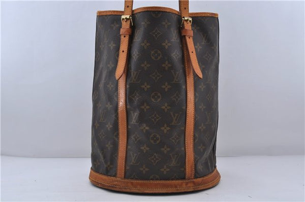 Authentic LOUIS VUITTON Monogram Bucket GM Shoulder Bag M42236 LV 6049C