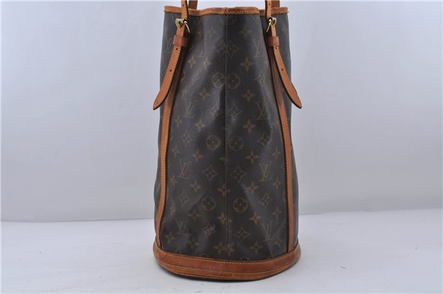 Authentic LOUIS VUITTON Monogram Bucket GM Shoulder Bag M42236 LV 6049C