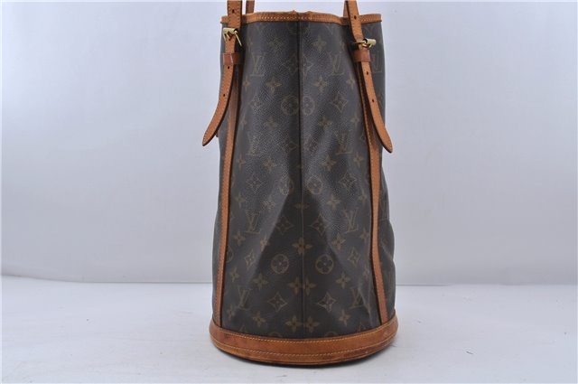 Authentic LOUIS VUITTON Monogram Bucket GM Shoulder Bag M42236 LV 6049C