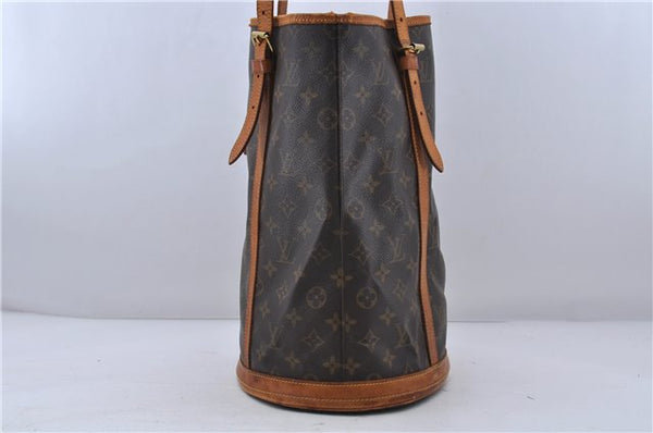 Authentic LOUIS VUITTON Monogram Bucket GM Shoulder Bag M42236 LV 6049C