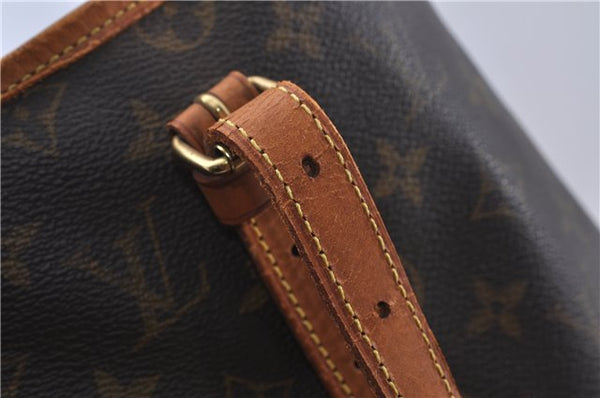 Authentic LOUIS VUITTON Monogram Bucket GM Shoulder Bag M42236 LV 6049C