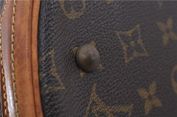Authentic LOUIS VUITTON Monogram Bucket GM Shoulder Bag M42236 LV 6049C