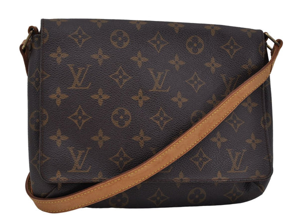 Authentic Louis Vuitton Monogram Musette Tango M51388 Shoulder Cross Bag 6049E