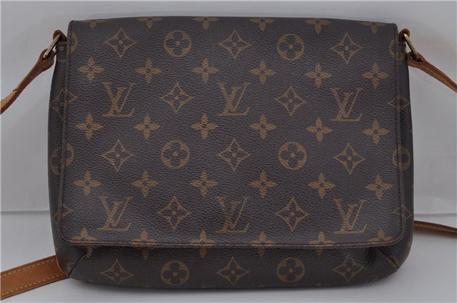Authentic Louis Vuitton Monogram Musette Tango M51388 Shoulder Cross Bag 6049E